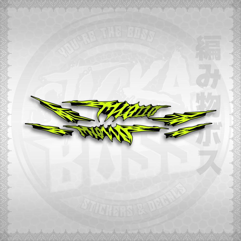 STICKER DECALS for MIO SOULTY INDO (MSOA4STKN) By STICKABOSS (SOFIE LAMINATED WATERPROOF)