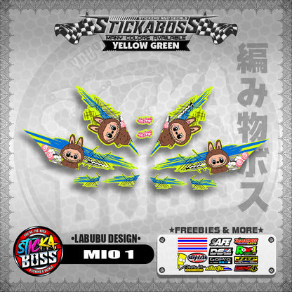 MIO 1 STICKER DECALS ( LABUBU DESIGN )【WITH FREEBIES】