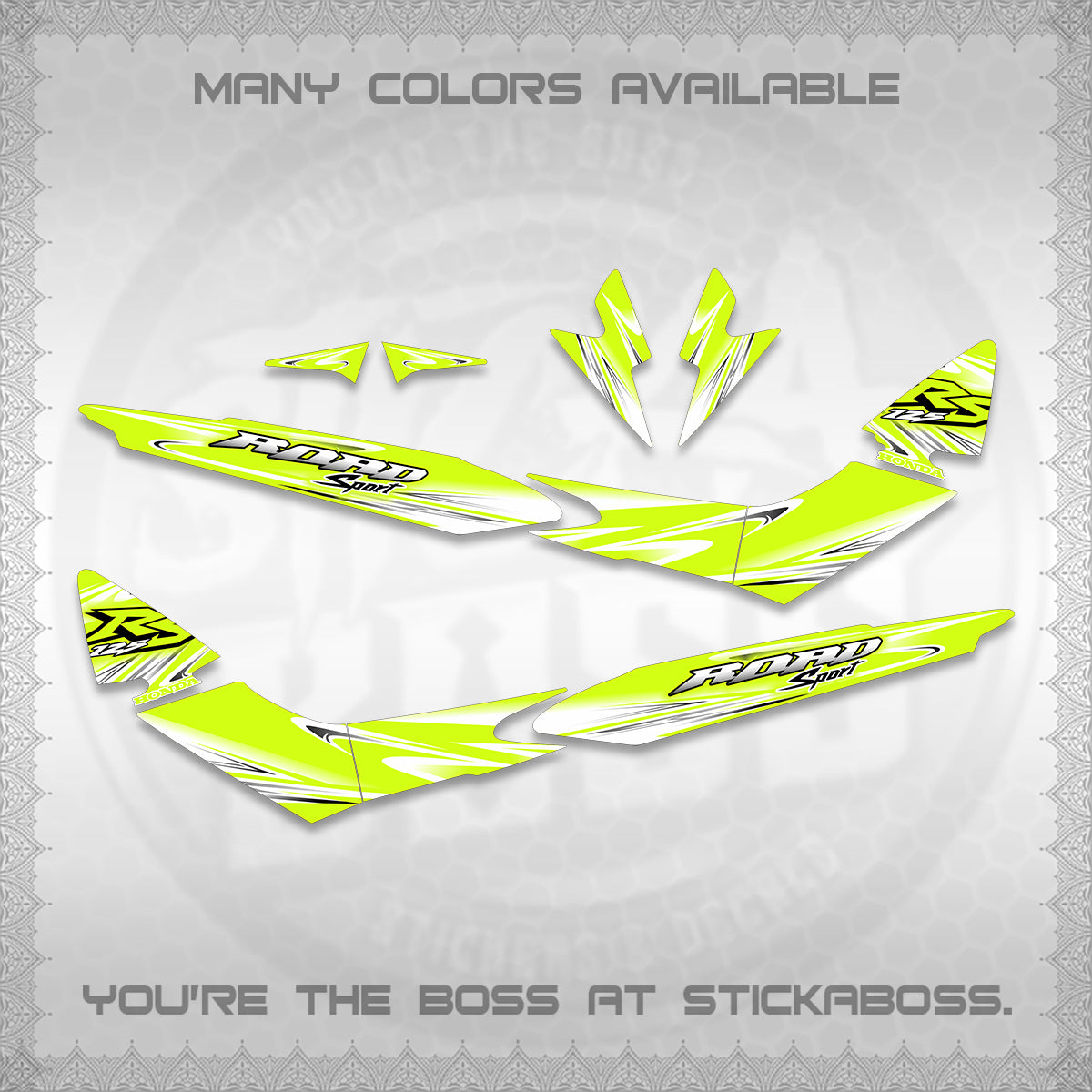 RS 125 CARB DECALS (2026 NEW DESIGN)STICKER DECALS By STICKABOSS