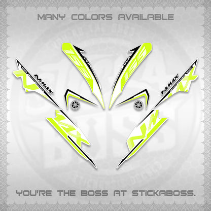 NMAX V1 THAI FOR WHITE DECALS (2020 DESIGN) STICKER DECALS By STICKABOSS