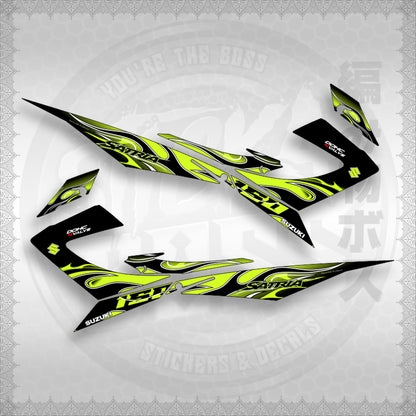 RAIDER 150 REBORN CARB MALAY CONCEPT ( SATRIA 0001 FIRE V3 ) STICKER DECALS By STICKABOSS