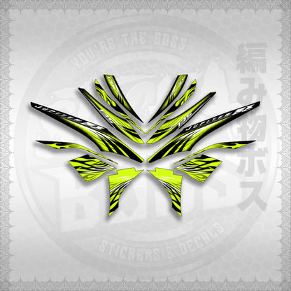 STICKER DECALS for SNIPER 135 MX JUPITER (S13509FICUBO)By STICKABOSS (SOFIE LAMINATED WATERPROOF)