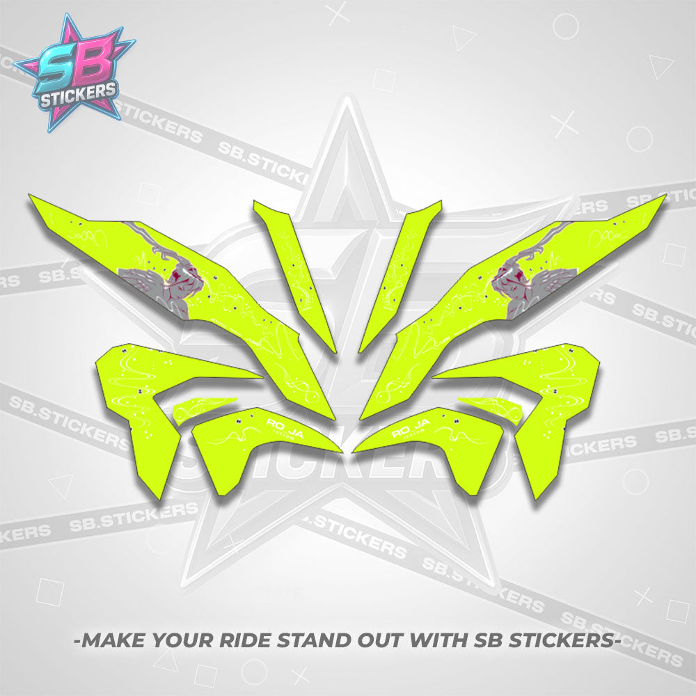 CLICK V3 DECALS (2026 2F&2F DESIGN)STICKER DECALS BY STICKABOSS