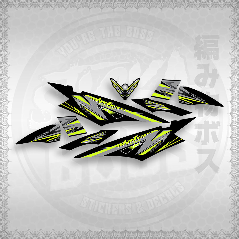 STICKER DECALS for MIO SOUL I (MSISTCA) By STICKABOSS (SOFIE LAMINATED WATERPROOF)