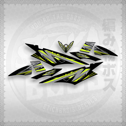 STICKER DECALS for MIO SOUL I (MSISTCA) By STICKABOSS (SOFIE LAMINATED WATERPROOF)