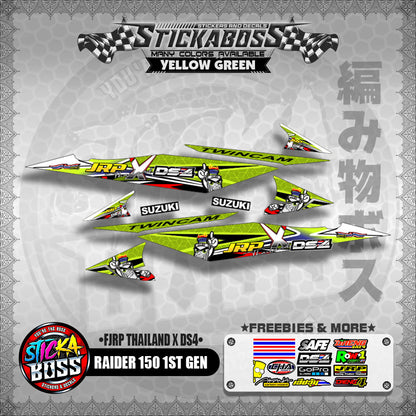 RAIDER 150 1ST GEN DECALS ( JRP THAILAND X DS4 )【WITH FREEBIES】