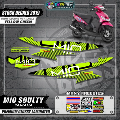 Mio Soulty Stock Decals ( 2019 Design )【WITH FREEBIES】