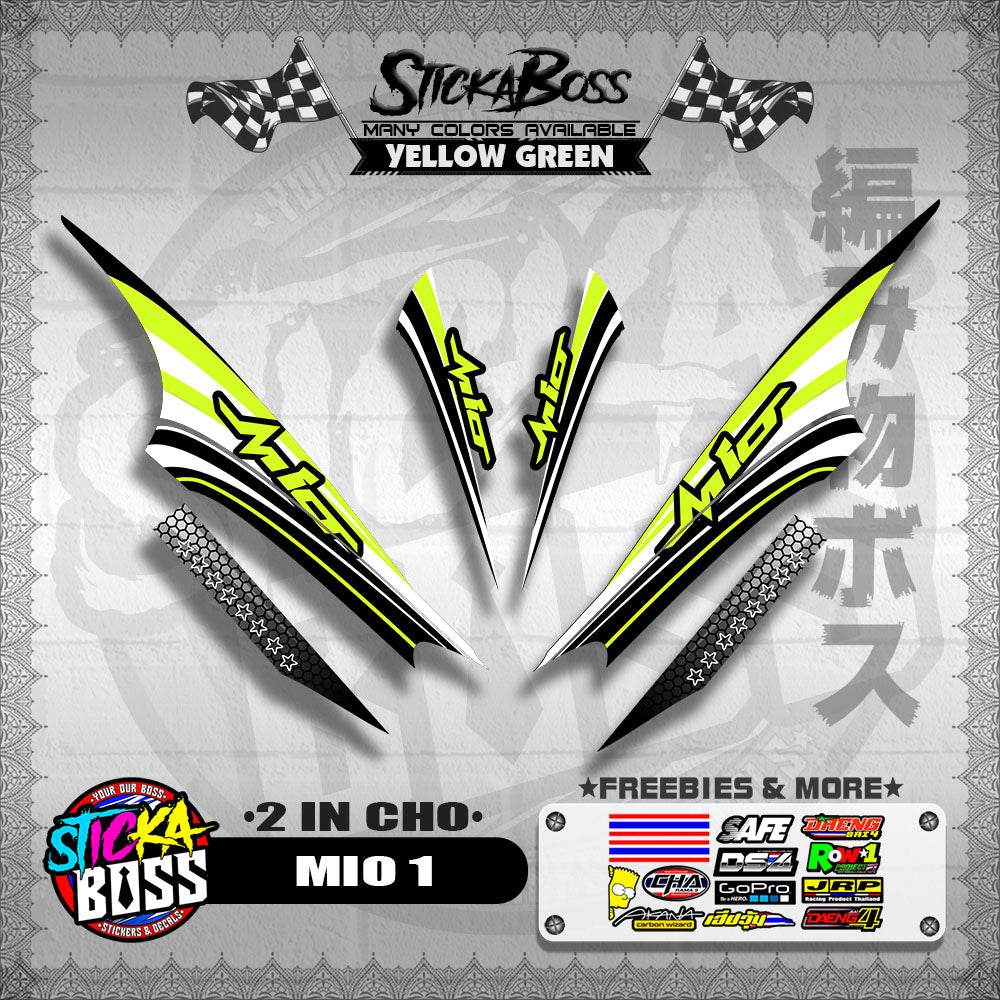 MIO 1 DECALS ( 2 IN CHO )【WITH FREEBIES】