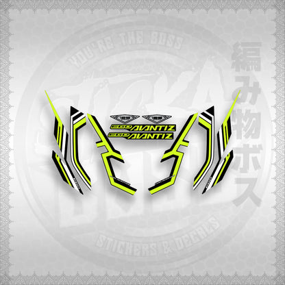 STICKER DECALS for MIO SOUL i125 (MSIEGAVCUDE17) By STICKABOSS (SOFIE LAMINATED WATERPROOF)