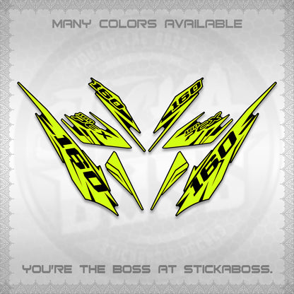 PCX 150 160 INDO DECALS (2026 NEW 08 DESIGN) STICKER DECALS By STICKABOSS