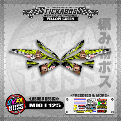 MIO I 125 STICKER DECALS ( LABUBU DESIGN )【WITH FREEBIES】