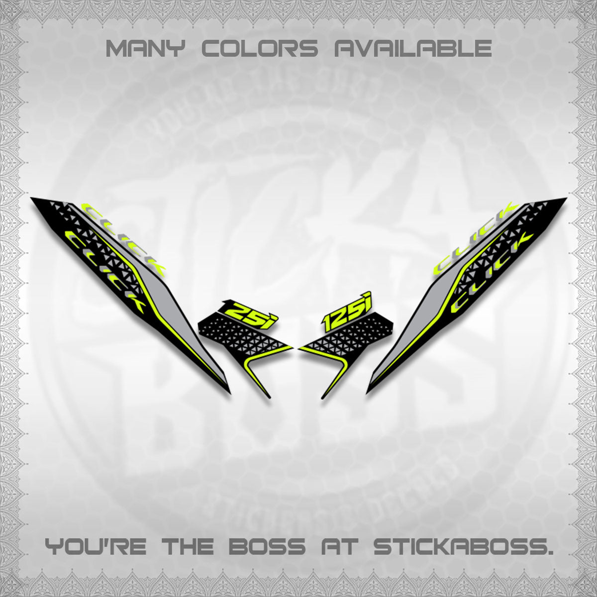 CLICK 125i V3 DECALS(2026 DEKAPAN SEMBILAN DESIGN)STICKER DECALS BY STICKABOSS