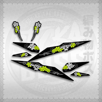 STICKER DECALS for BEAT FI V2 (BV2FLMOIN) By STICKABOSS (SOFIE LAMINATED WATERPROOF)