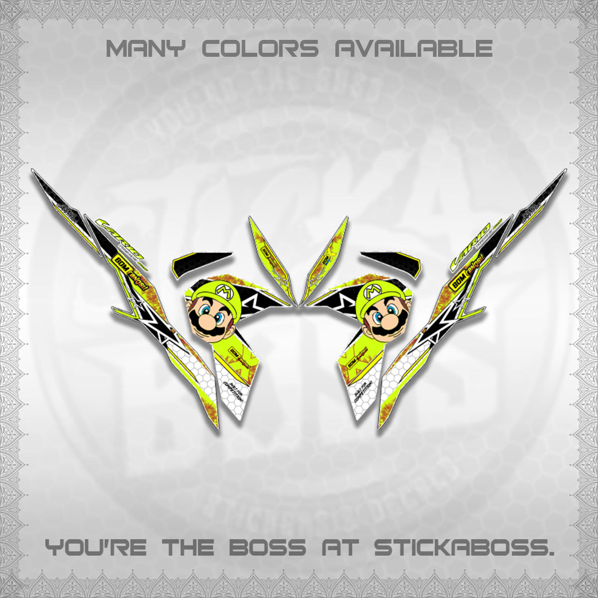 CLICK V3 VARIO DECALS (BOMX VARIO INSPIRED)STICKER DECALS By STICKABOSS