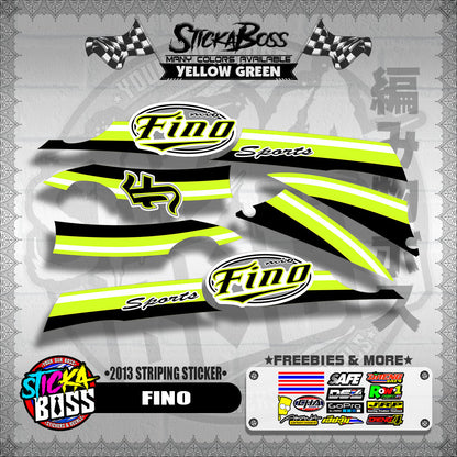 FINO DECALS ( 2013 STRIPING STICKER )【WITH FREEBIES】