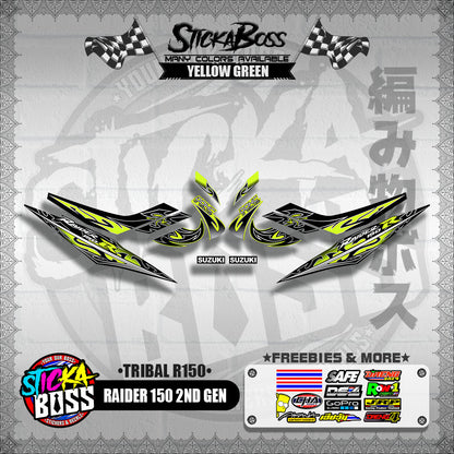 RAIDER 150 2ND GEN DECALS ( TRIBAL R150 )【WITH FREEBIES】