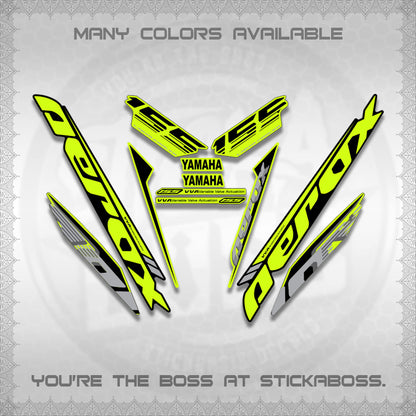 AEROX V3 STOCK STRIPING DECALS (SP EDITION)STICKER DECALS By STICKABOSS