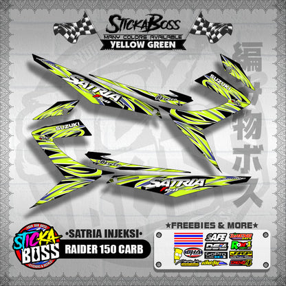 RAIDER 150 CARB DECALS ( SATRIA INJEKSI )【WITH FREEBIES】