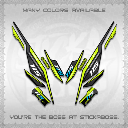 MIO SOUL I 115 GT INDO DECALS (0002 DESIGN)STICKER DECALS By STICKABOSS