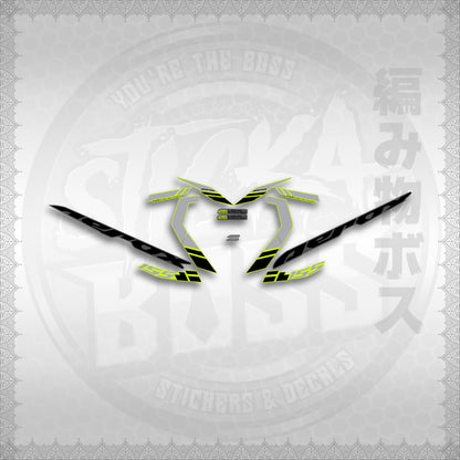 STICKER DECALS for AEROX 155 V2 STOCK DESIGN (AV2PRMA) By STICKABOSS (SOFIE LAMINATED WATERPROOF)