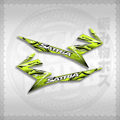 STICKER DECALS for RAIDER 150 FI (RFISATHMATH) By STICKABOSS (SOFIE LAMINATED WATERPROOF)