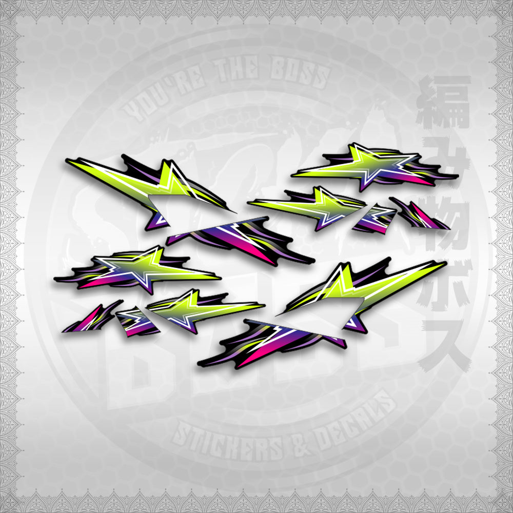 STICKER DECALS for NMAX V2 INDO (NV22002STLI) By STICKABOSS (SOFIE LAMINATED WATERPROOF)