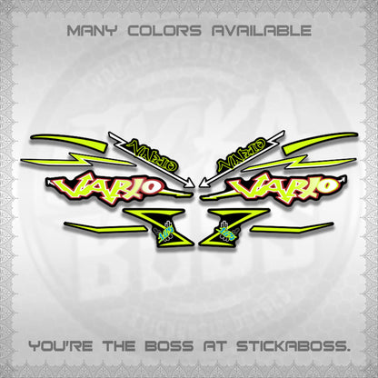 CLICK V2 INDO/MALAY VARIO DECALS (GRAFITY VARIO MOTIF)STICKER DECALS BY STICKABOSS