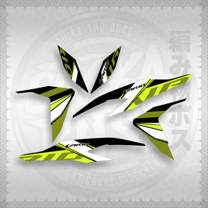 STICKER DECALS for CLICK V2 (CV2VA20MA) By STICKABOSS (SOFIE LAMINATED WATERPROOF)