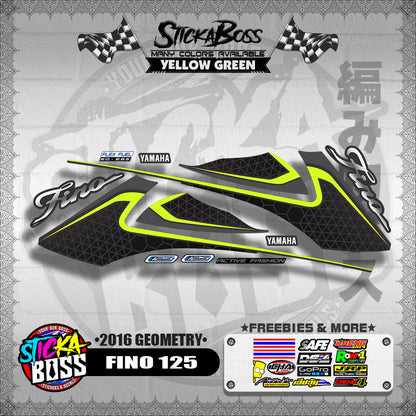 FINO 125 DECALS ( 2016 GEOMETRY )【WITH FREEBIES】