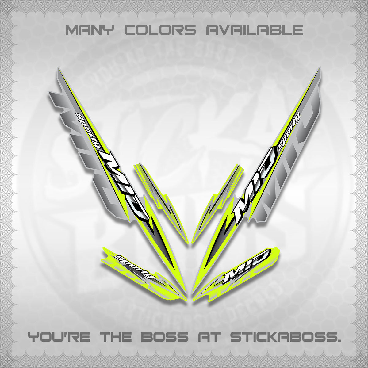 MIO 1 STRIPING DECALS (2026 MS 952) STICKER DECALS By STICKABOSS