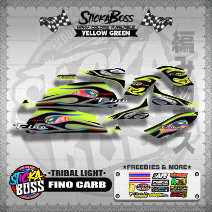 FINO CARB DECALS ( TRIBAL LIGHT )【WITH FREEBIES】