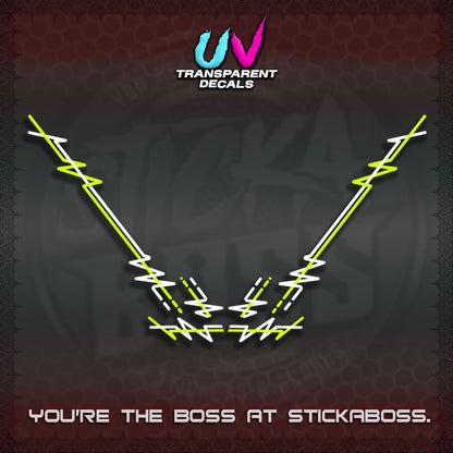 HONDA GIONO UV TRANSPARENT DECALS (PINSTRIPING DESIGN)STICKER DECALS By STICKABOSS