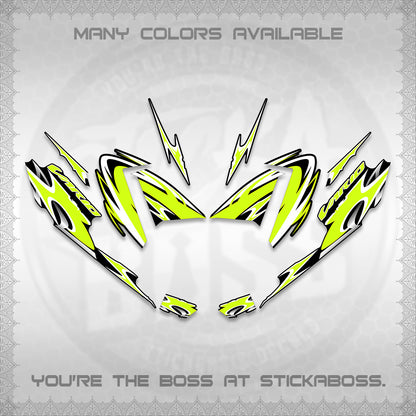 CLICK 125 V4 VARIO STRIPING DECALS (2026 NEW LED DESIGN) STICKER DECALS By STICKABOSS