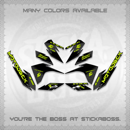 CLICK V3 DECALS (ONE GARAGE INSPIRED)STICKER DECALS BY STICKABOSS