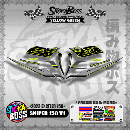 SNIPER 150 V1 VIETNAM DECALS ( 2023 EXCITER 150 )【WITH FREEBIES】