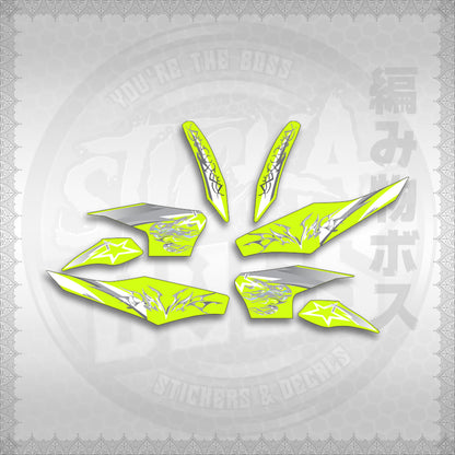 STICKER DECALS for CLICK 125 V2 (CV2VALEKYSH) By STICKABOSS (SOFIE LAMINATED WATERPROOF)