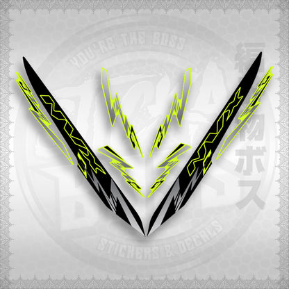 AEROX 155 V1 INDO-MALAY CONCEPT ( NVX ALPHA x OMEGA ) STICKER DECALS By STICKABOSS