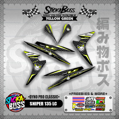SNIPER 135 LC DECALS ( DYNO PRO CLASSIC )【WITH FREEBIES】