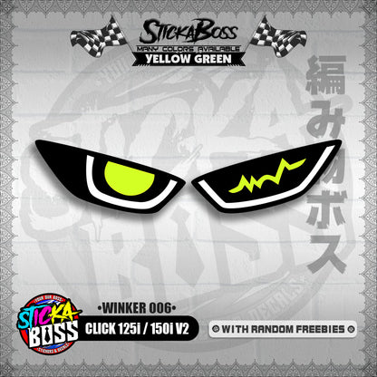 CLICK 125i / 150i V2 (WINKER 006) TRANSPARENT【WITH FREEBIES】