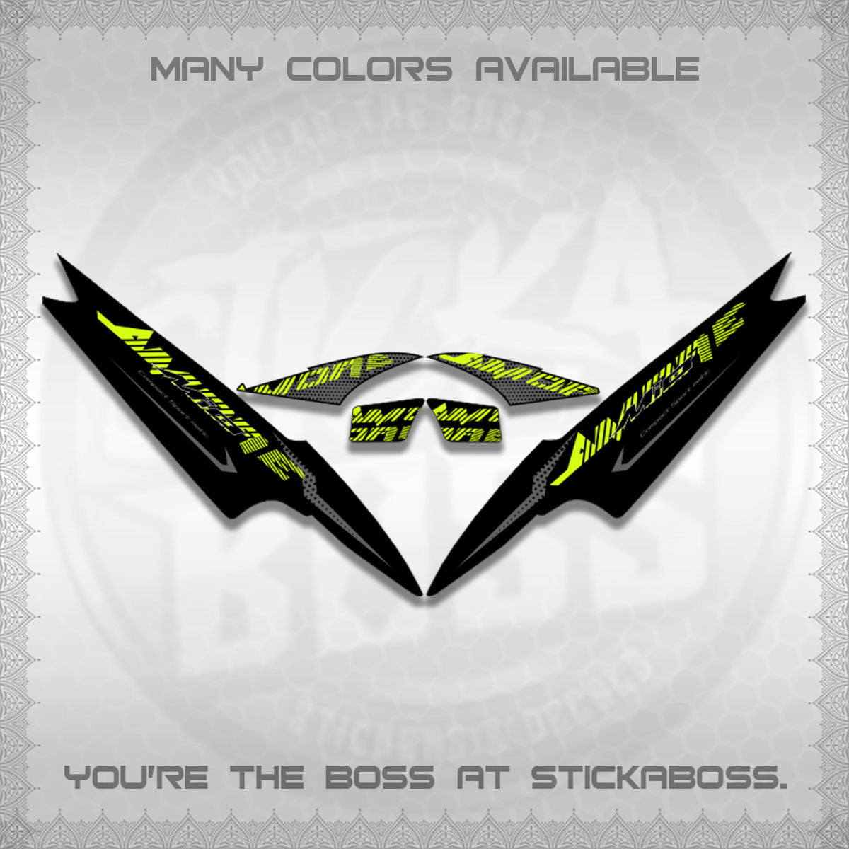 MIO SPORTY/SMILE  DECALS (2026 NEW AMORE DESIGN)STICKER DECALS By STICKABOSS