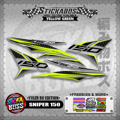 SNIPER 150 STICKER DECALS ( Y15ZR RC EDITION )【WITH FREEBIES】