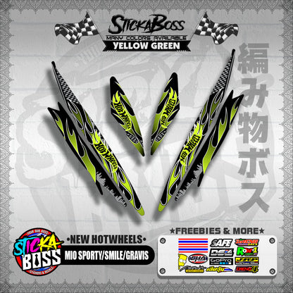 MIO SPORTY / SMILE / GRAVIS DECALS ( NEW HOTWHEELS )