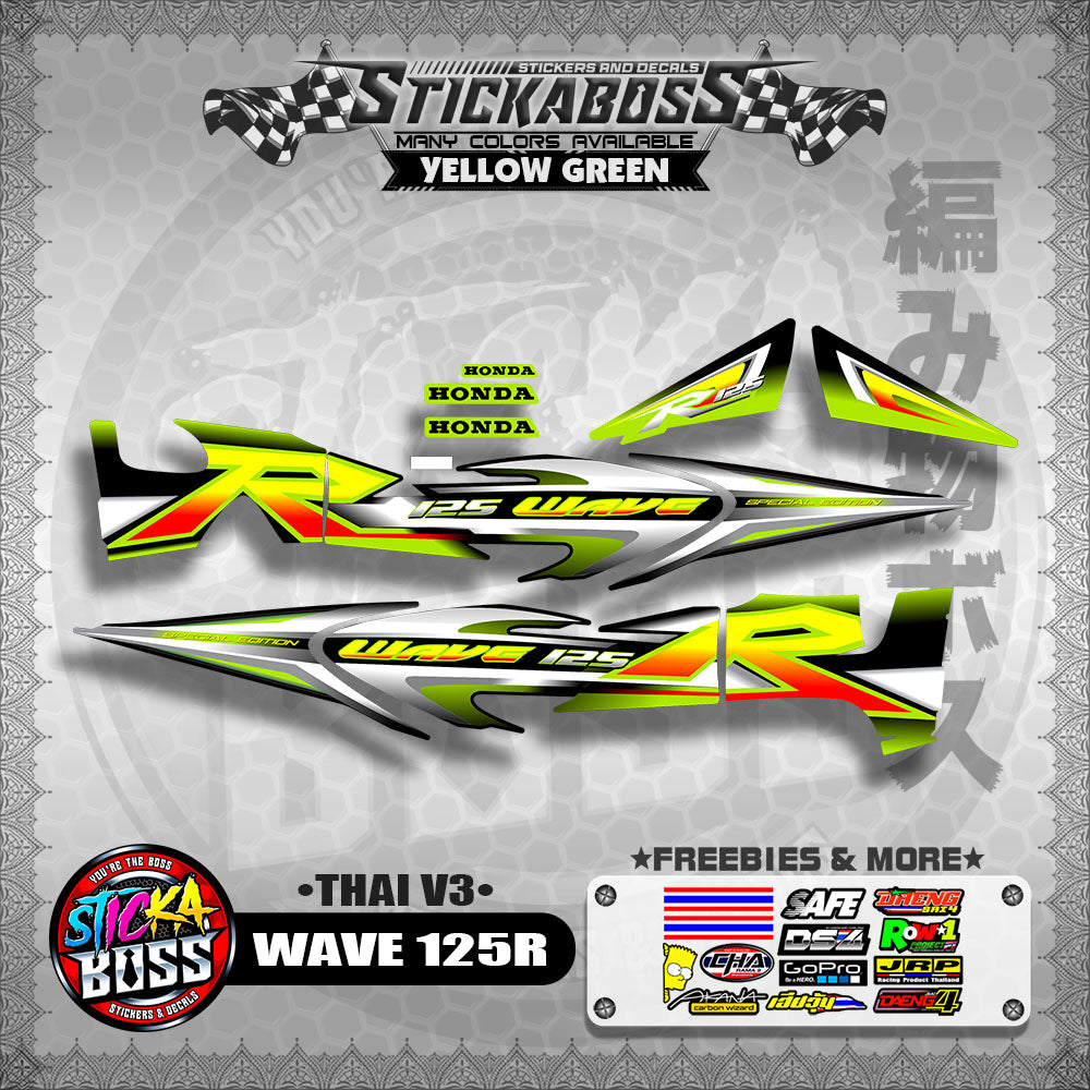 HONDA WAVE 125 R ( THAI V3 ) 【WITH FREEBIES】