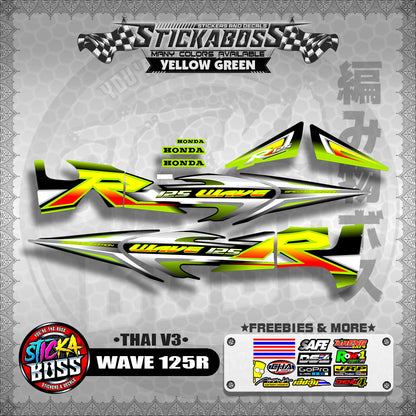 HONDA WAVE 125 R ( THAI V3 ) 【WITH FREEBIES】