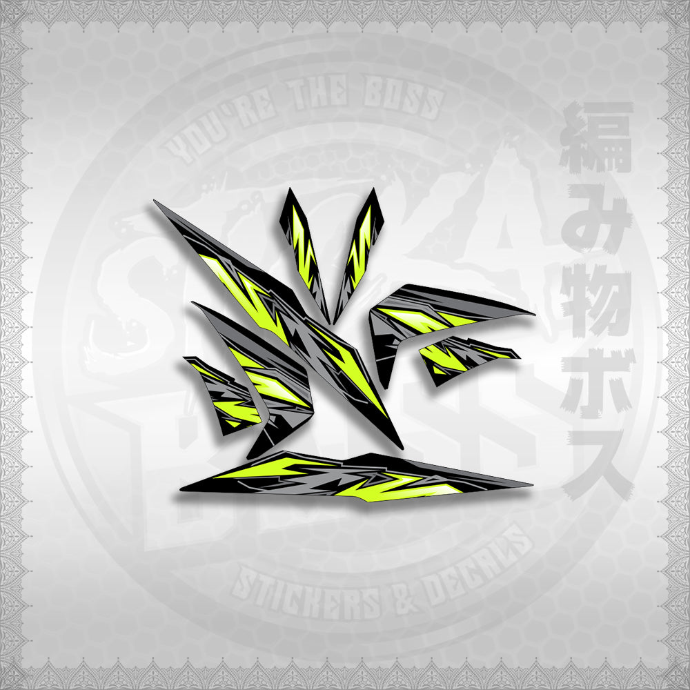 STICKER DECALS for BEAT 110 V2 (BV2INMASTMODE) By STICKABOSS (SOFIE LAMINATED WATERPROOF)