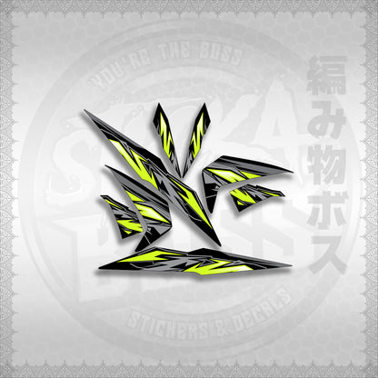 STICKER DECALS for BEAT 110 V2 (BV2INMASTMODE) By STICKABOSS (SOFIE LAMINATED WATERPROOF)