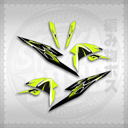 STICKER DECALS for BEAT FI V3 (BV325LENEMOHO) By STICKABOSS (SOFIE LAMINATED WATERPROOF)