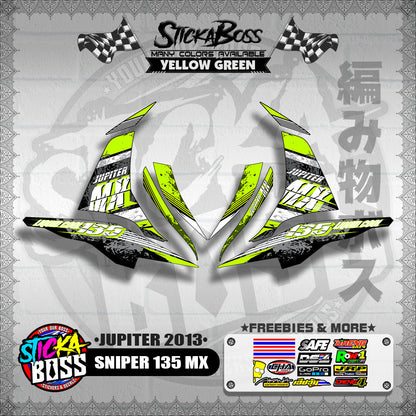 SNIPER 135 MX DECALS ( JUPITER 2013 )【WITH FREEBIES】