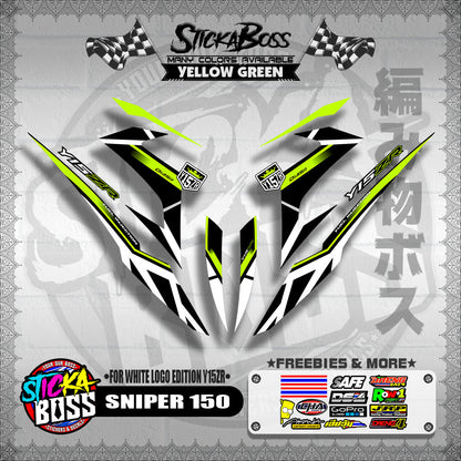SNIPER 150 DECALS ( WHITE EDITION Y15ZR )【WITH FREEBIES】