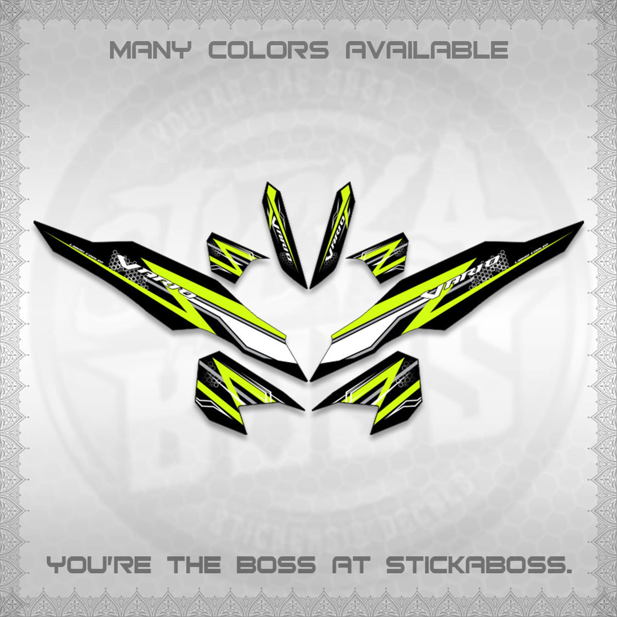 CLICK 125 V3 INDO-MALAY VARIO DECALS (2026 CODE1 DESIGN)STICKER DECALS By STICKABOSS